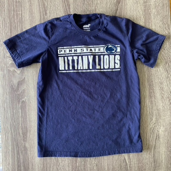 Other - 🟢 PSU Penn State Nittany Lions Boy's Navy Blue T-Shirt Tee Top Medium (8-10)